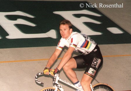 Matt Gilmore, racing cyclist and 1998 world champion Madison rider